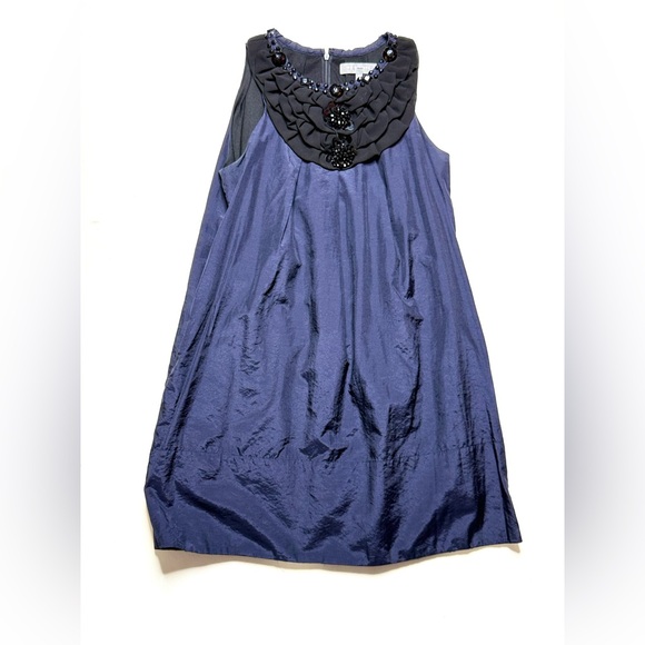 MM Couture Dresses & Skirts - MM Couture by Miss Me Elegant Navy Sleeveless Dress with Black Accents Size M